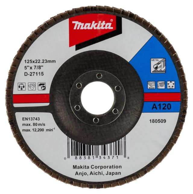 Makita Flapskive D-27115 125mm K120
