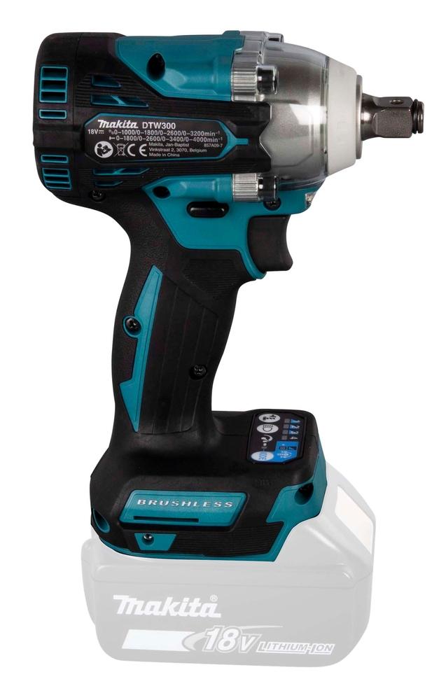 Makita DTW300Z Slagnøgle u/ Batteri og Lader