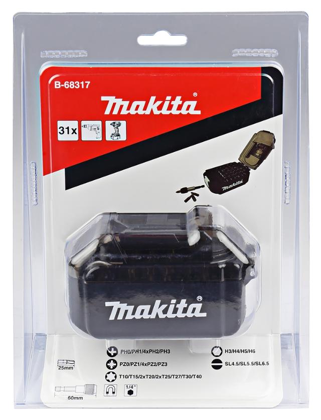 Makita BITSÆT 31 DELE BATT.MODEL