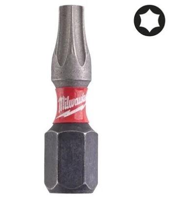 MILWAUKEE SHOCKWAVE™ IMPACT DUTY skruebits TX20 x 25MM, 2 Stk.