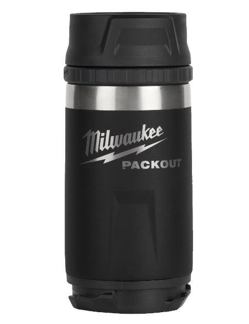 Milwaukee Packout™ termoflasker m. drikkelåg (Sort)