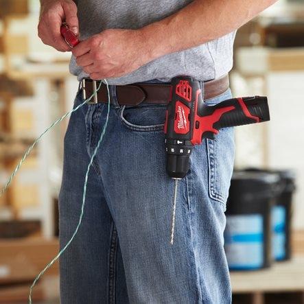 Milwaukee M12 BPD-402C Slagboremaskine m/Batterier og Lader