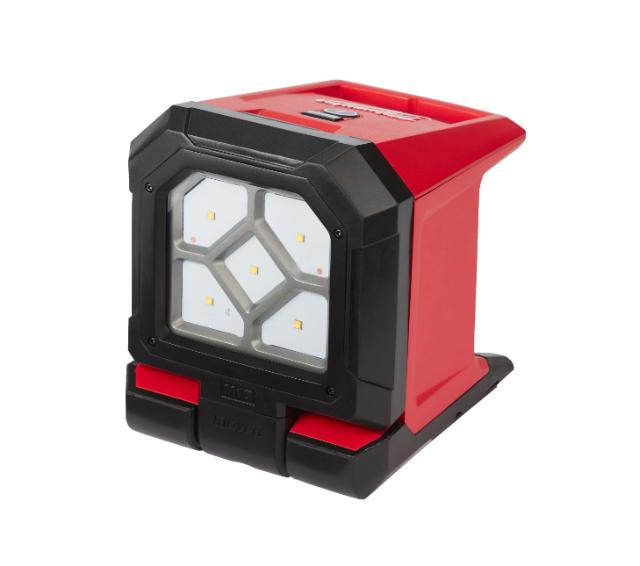 Milwaukee M18 PAL-0 vinklingsbar områdelampe 18 v u/Batteri og Lader