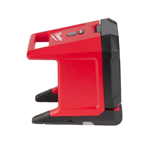 Milwaukee M18 PAL-0 vinklingsbar områdelampe 18 v u/Batteri og Lader