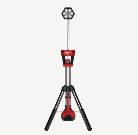 Milwaukee M18 Stander Arbejdslampe 2000 Lumen, U/Batteri og Lader