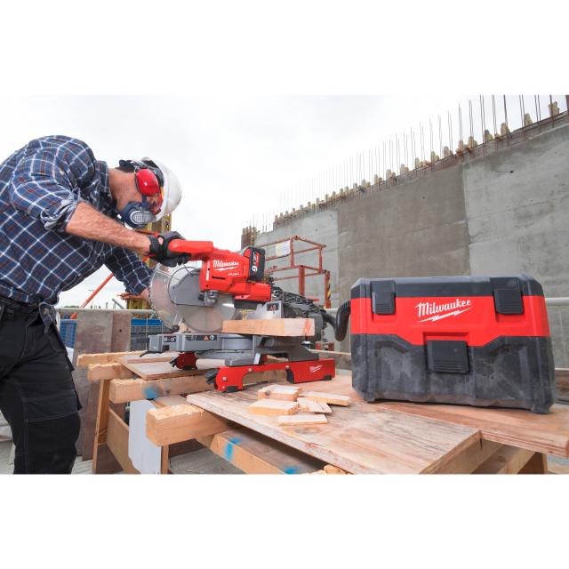 Milwaukee M18 VC2 Kraftigfuld M18 Våd/tør-Støvsuger med maksimal luftstrøm på 1300 l/min og 80 mbar u/Batterier og 