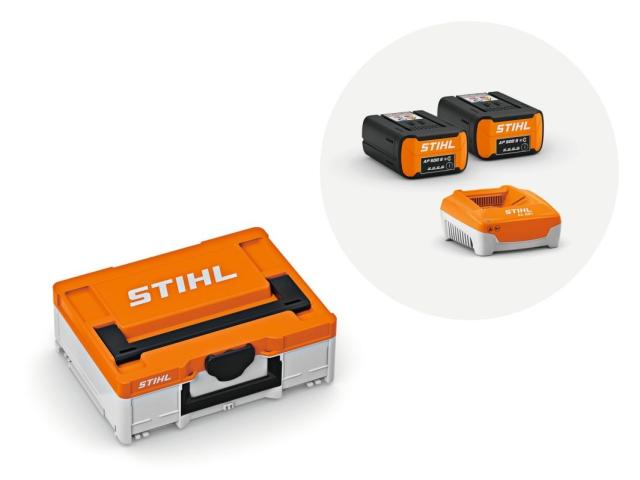 STIHL Batteriboks S med 2x AP 500 S og 1x AL 501