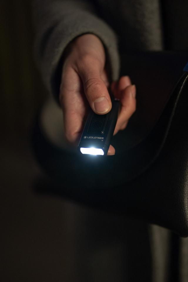 Led Lenser K6R Safety Nøgleringslygte Grå