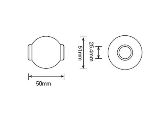 Sparex Topstangskugle Kat. 2/2