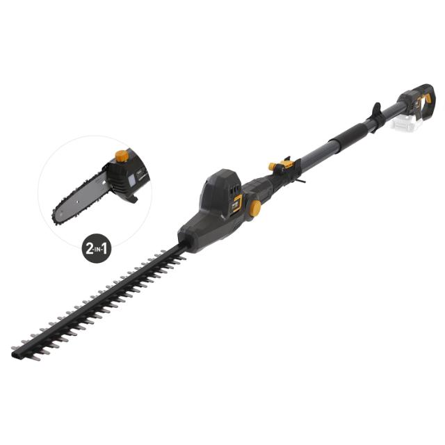 Texas PHX2000/PCX2000 2-i-1 stangkædesav/hækkeklipper u/batteri & lader