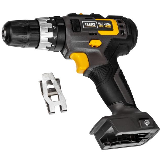 Texas IDX2000 Boremaskine u/Batteri og Lader